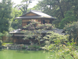 Maison de th du parc imprial.